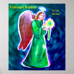 Archangel Raphael Poster (16 x 12 tum)