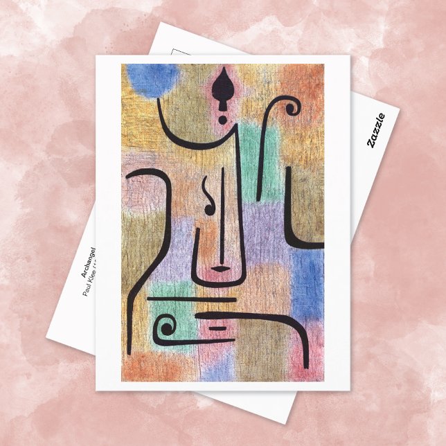 Archangel Surreal Abstrakt Paul Klee Vykort (Skapare uppladdad)