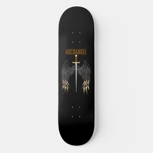 ARCHANGEL SWORD MINI SKATEBOARD BRÄDA 18,5 CM (Framsida)