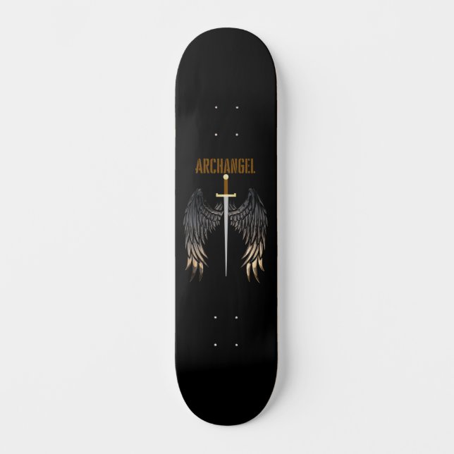 ARCHANGEL SWORD MINI SKATEBOARD BRÄDA 18,5 CM (Framsida)