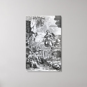 Archangel Uriel informs Gabriel Canvastryck