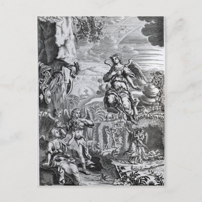 Archangel Uriel informs Gabriel Vykort (Framsida)