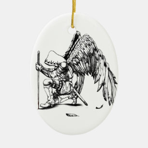 ArchAngel Warrior Julgransprydnad Keramik