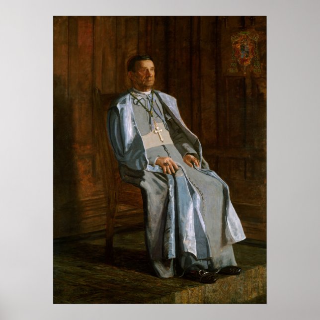 Archbisho Falconio - Thomas Eakins Fine Art Poster (Framsidan)