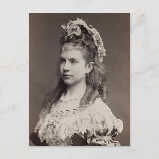 Archduchess GISELA of Austria, dotter Sissi Vykort (Framsida)