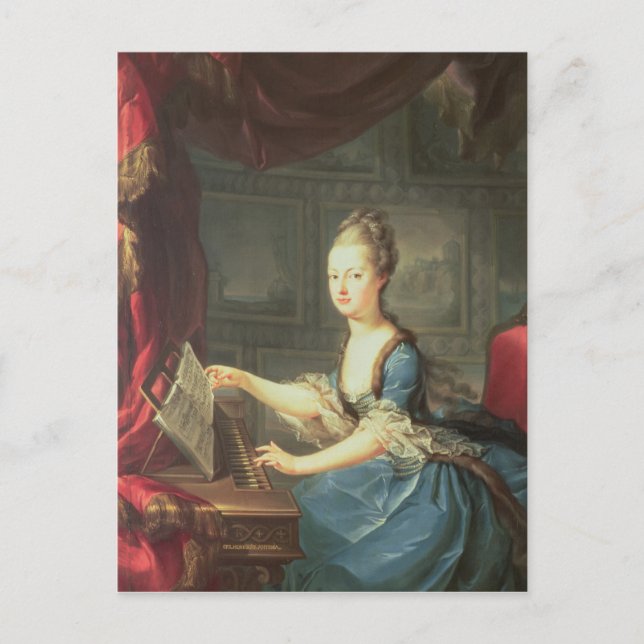 Archduchess Marie Antoinette Habsburg-Lothringen Vykort (Framsida)