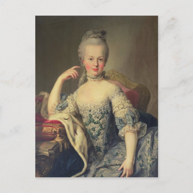 Archduchess Marie Antoinette Vykort (Framsida)