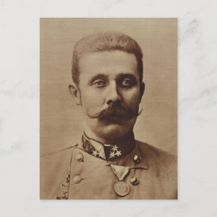 Archduke Franz Ferdinand från Österrike Vykort