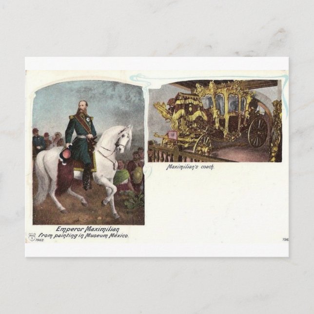 Archduke Maximilian of Austria on häst #014M Vykort (Framsida)