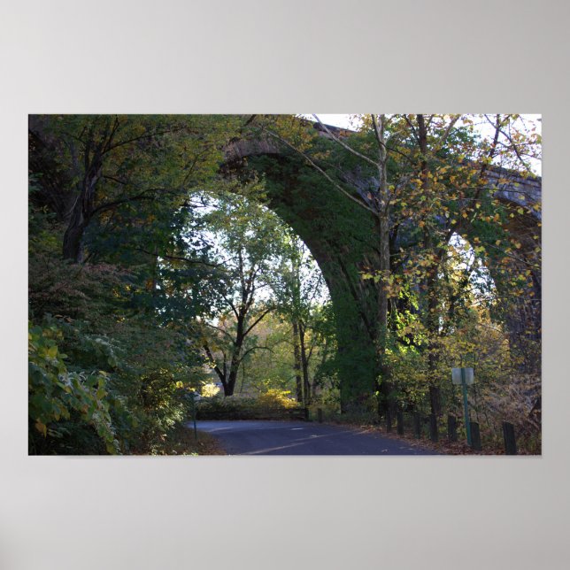 Arched Bridge i Park Poster (Framsidan)