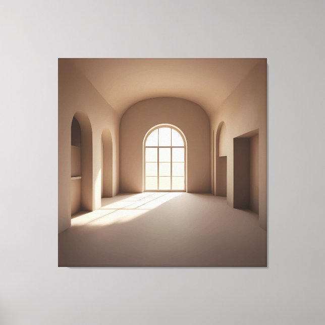 Arched Light Interior Canvastryck (Framsida)