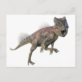 Archeoceratops Dinosaur Running Vykort