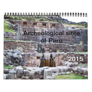 Archeological platser av den Peru kalendern Kalender