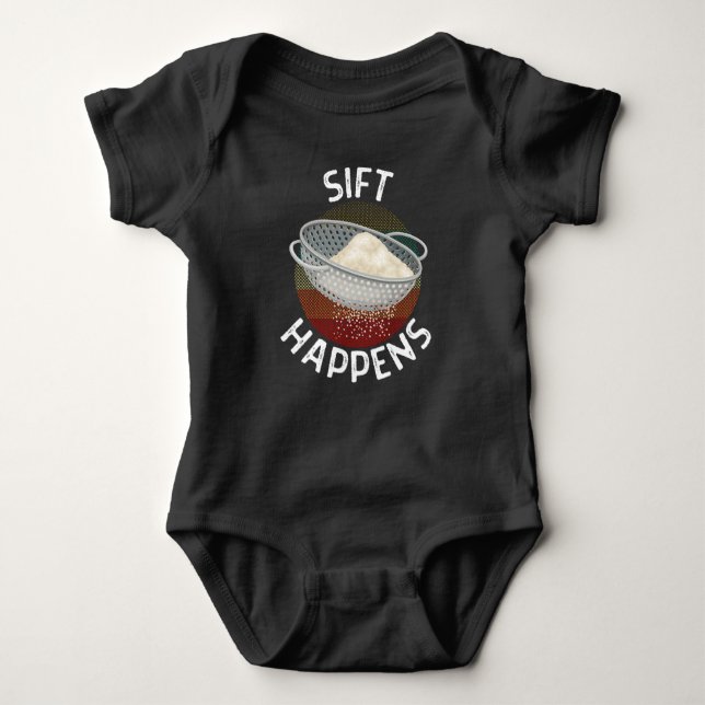 Archeologists Sift Happens Funny Archeology T Shirt (Framsida)