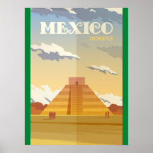 Archeology Mexico Poster