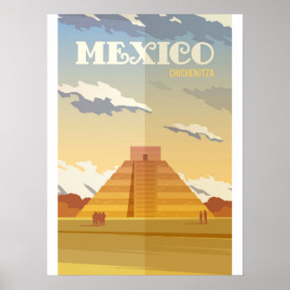 Archeology Mexico Poster