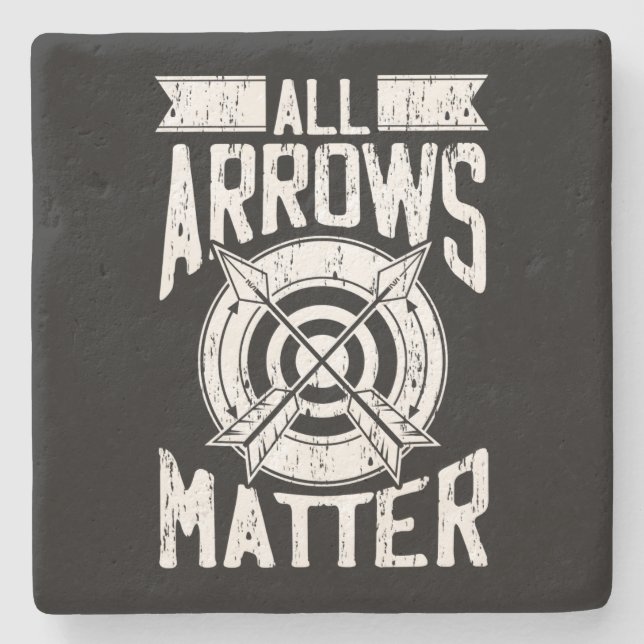 Archer Archery All Arrows Matter Costume Gift Stenunderlägg (Framsidan)