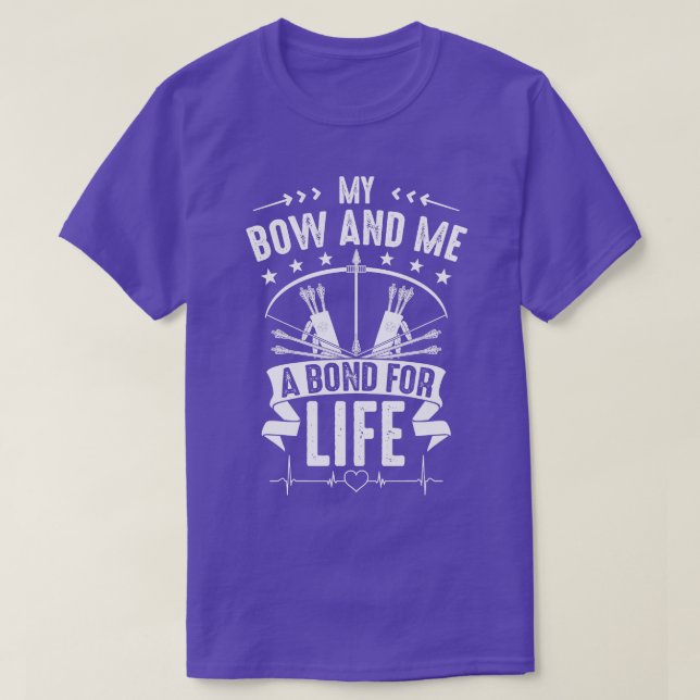 Archer Archery Archers Bow Bond for Life Gift T Shirt (Design framsida)