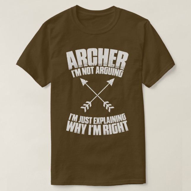Archer Archery Bow Hunting Bowman Arrow Bow Hunter T Shirt (Design framsida)
