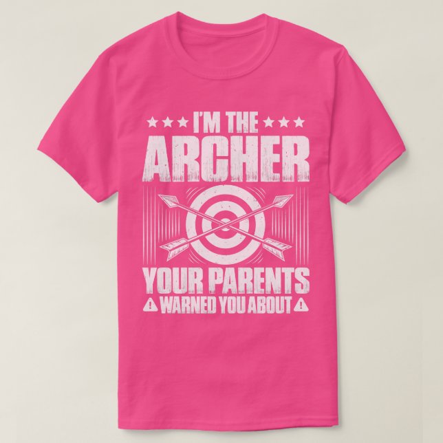 Archer Archery Bow Hunting Bowman Arrow Bow Hunter T Shirt (Design framsida)