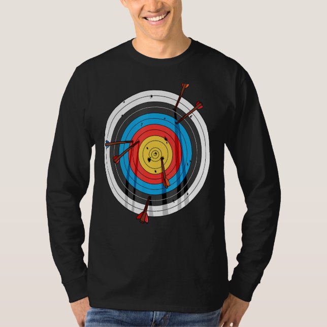 Archer Arrows Bow Hunting T Shirt (Framsida)