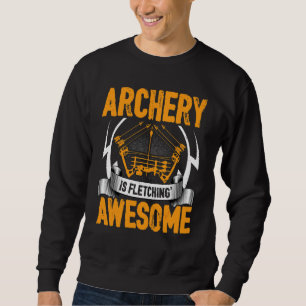 Archer bågskytte är Fletching Awesome armborst Lång Ärmad Tröja