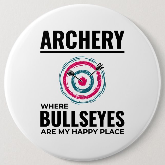 Archer Bow Arrows Bullseye-mål för Archer Bow Arro Knapp (Framsida)