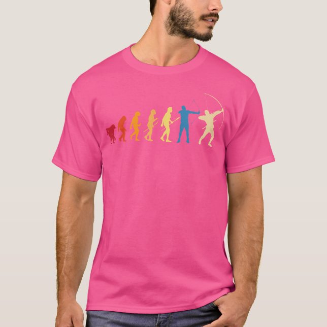 Archer Bow Hunting Älskare Bowms utveckling T Shirt (Framsida)