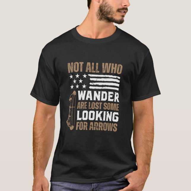 Archer Bow Hunting Archery Långärmad T Shirt (Framsida)