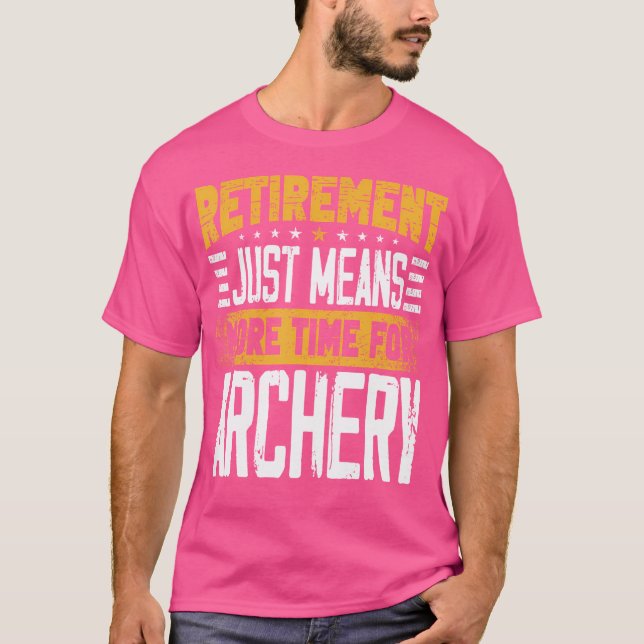Archer Bowman Archery Bowhunter Hunter Retrött Ret T Shirt (Framsida)