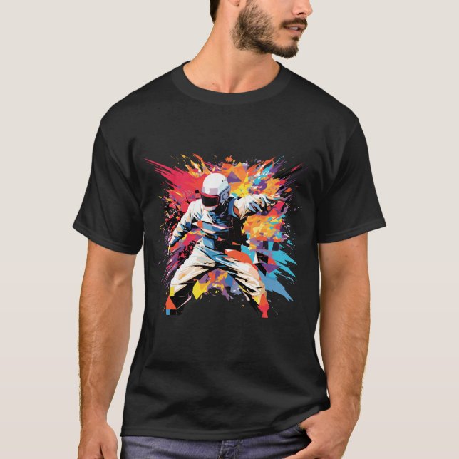 Archer Bowman Porträtt Fighter Michail Shadow Art T Shirt (Framsida)