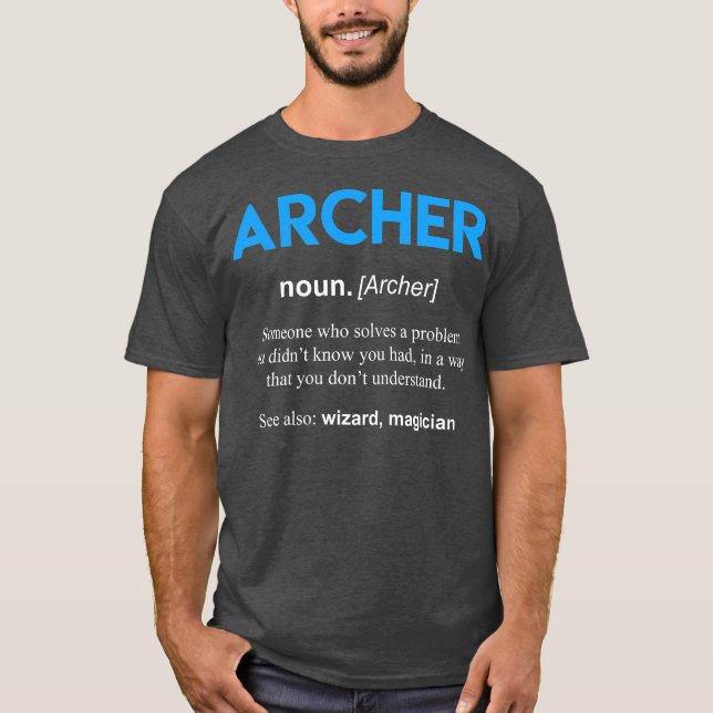 Archer-definitionsarkitektur T Shirt (Framsida)