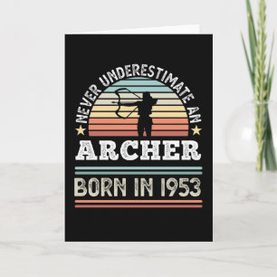 Archer, född 1953, 70:e gåva från födelsedagen kort