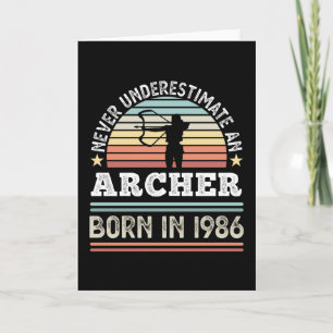 Archer, född 1986, 40:e gåva från födelsedagen kort