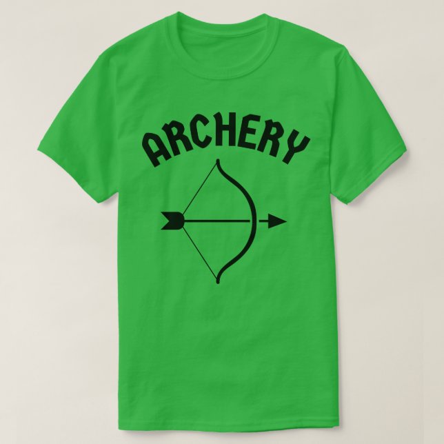 Archer för enkel sjö- och pilarkitektur t shirt (Design framsida)