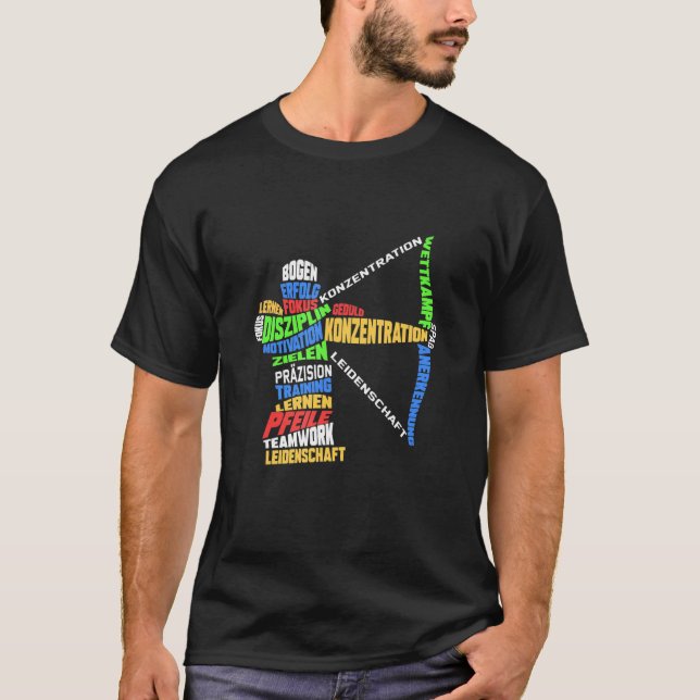 Archer för Ord-archer för arrayarvar T Shirt (Framsida)