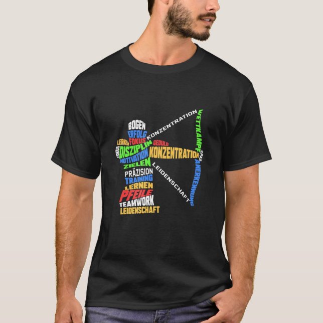 Archer för Ord-archer för arrayarvar T Shirt (Framsida)