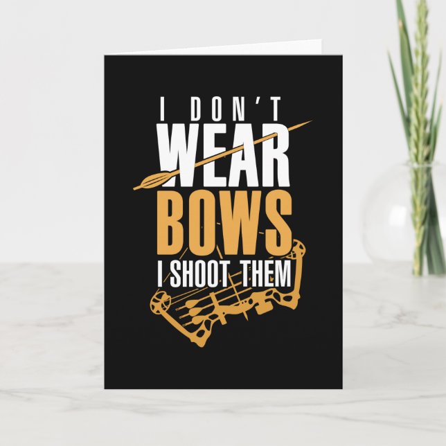 Archer Funny Archery Slay Kort (Framsida)