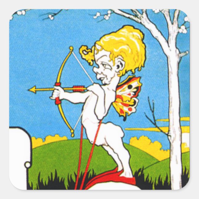 Archer Fyrkantigt Klistermärke (Framsida)