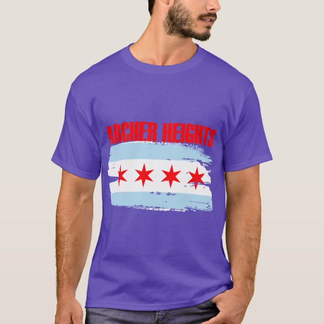 Archer Heights Chicago T Shirt (Framsida)