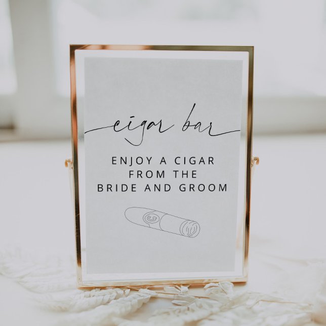 ARCHER Minimalisttecken för Cigar Pub Poster (Skapare uppladdad)