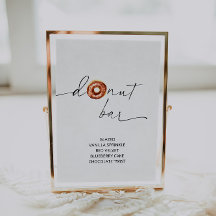 ARCHER-minimalisttecken för Donut Pub