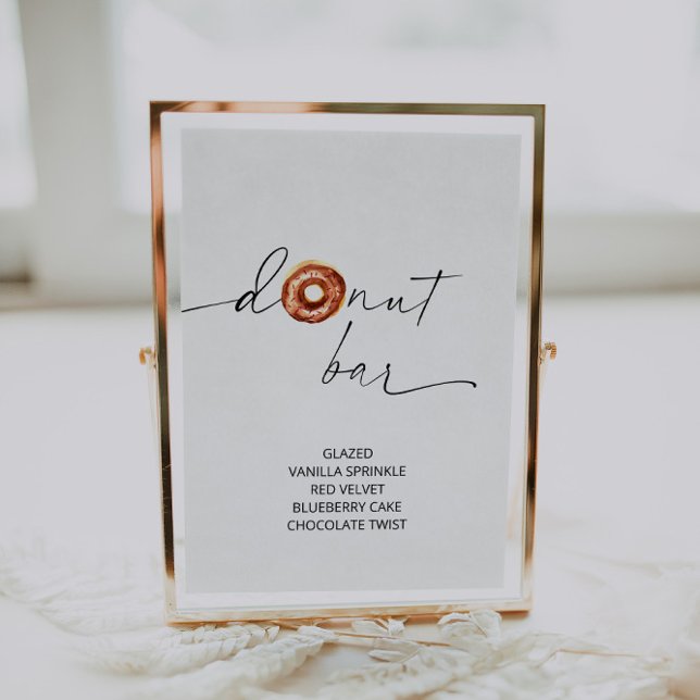 ARCHER-minimalisttecken för Donut Pub Poster (Skapare uppladdad)