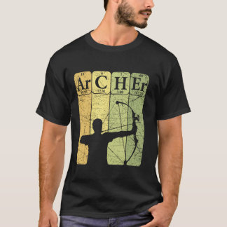 Archer Periodiska Tabell Element Bågskytte Bågjakt T Shirt