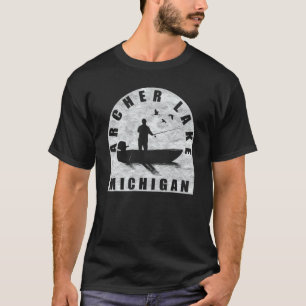 Archer Sjö Fishing Michigan T Shirt