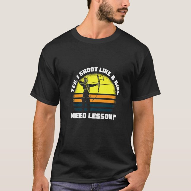 Archer Sport Bow 4 T Shirt (Framsida)