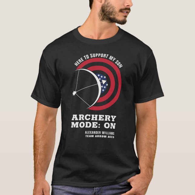 Archer Supporter Masters USA Archery T Shirt (Framsida)