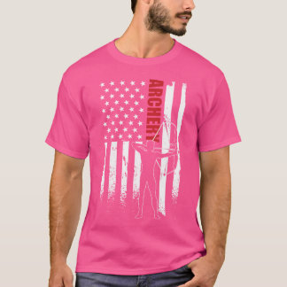 Archer USA flagga Apparel American Flagga Archery T Shirt