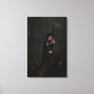 Archeress Digital Fantasy Art på Canvas