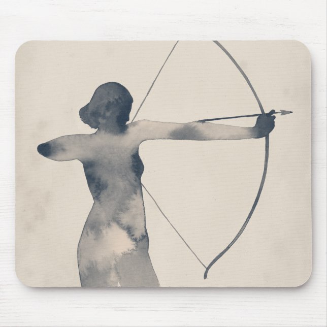 Archeress Watercolor Silhouette Musmatta (Framsidan)